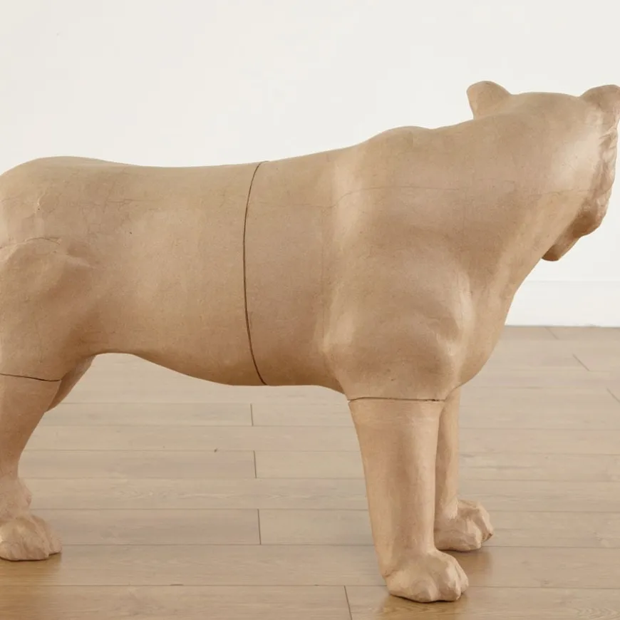 TTS Giant Papier Mache Big Cat Display Figure