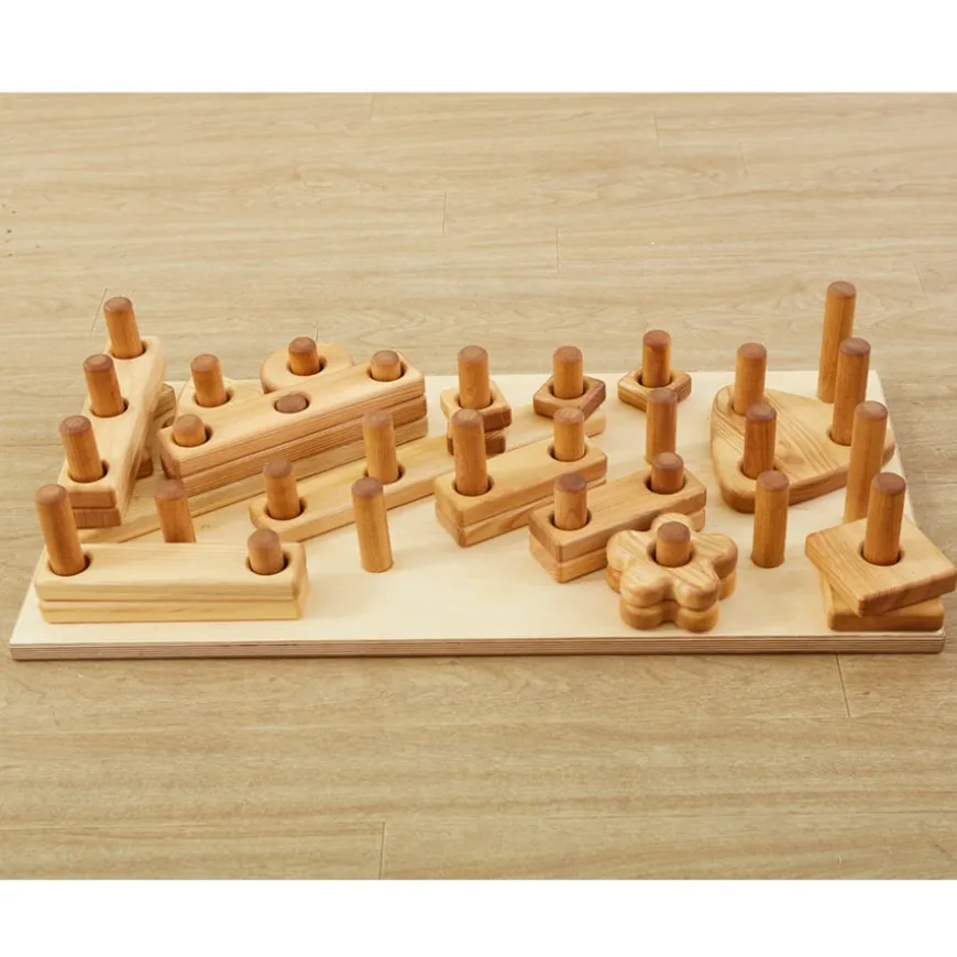 TTS Giant Wooden Stack & Build Construction Set