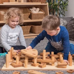 TTS Giant Wooden Stack & Build Construction Blocks