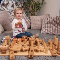 TTS Giant Wooden Stack & Build Construction Blocks