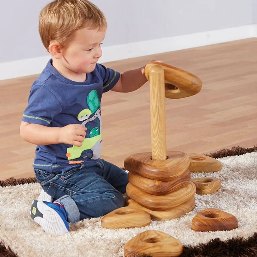 TTS Giant Wooden Stacking Tower Pyramids
