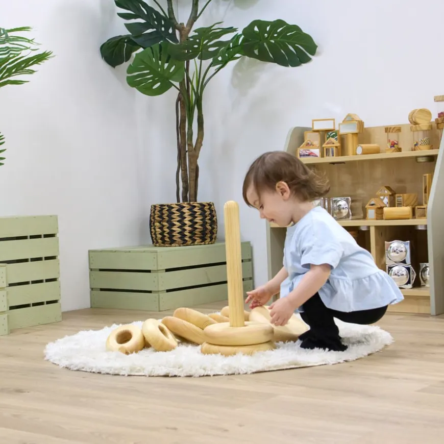 TTS Giant Wooden Stacking Tower Pyramids