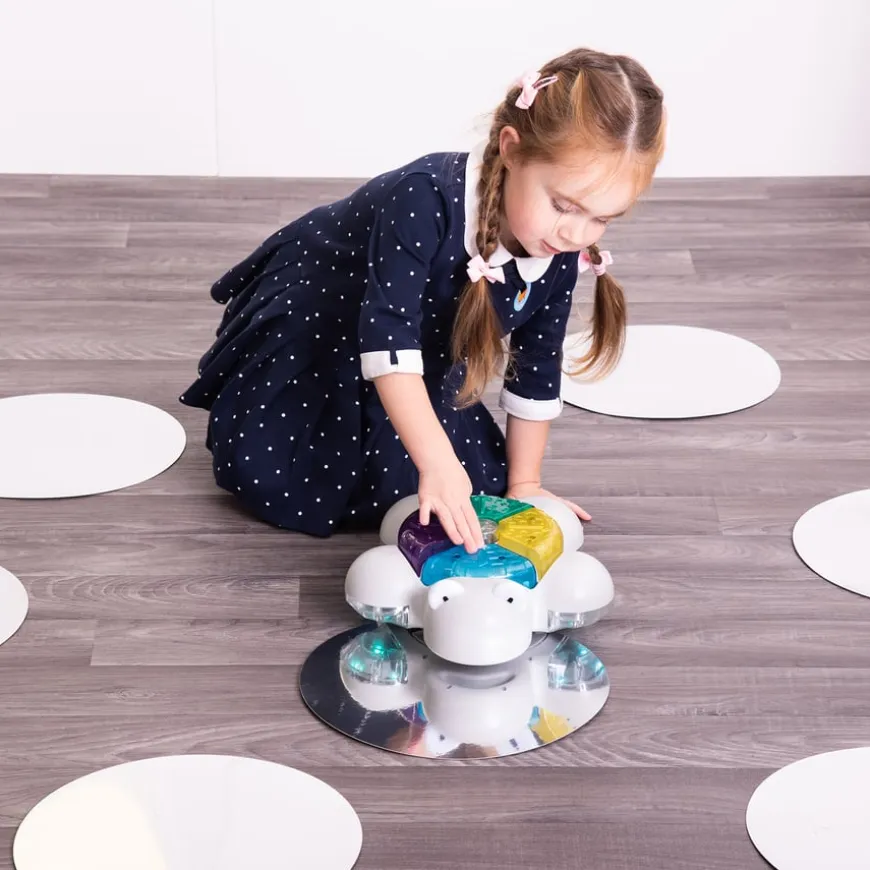 TTS Glow & Go Bot Mirror Spots 10pk