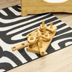 TTS Graphic Soft Furnishings Rectangular Rug