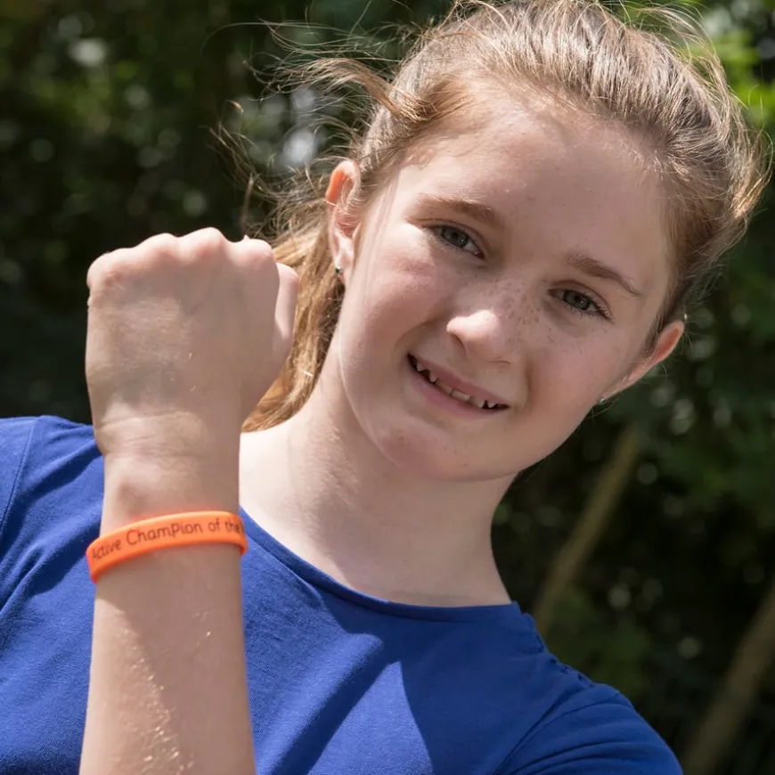 TTS I can run the Daily Mile Reward Wristbands