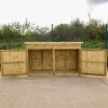 TTS Large Double Door Outdoor Wooden Storage Shed