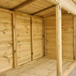 TTS Large Double Door Outdoor Wooden Storage Shed