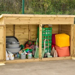 TTS Large Double Door Outdoor Wooden Storage Shed