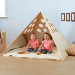 TTS Learning Location Wooden Pyramid Den