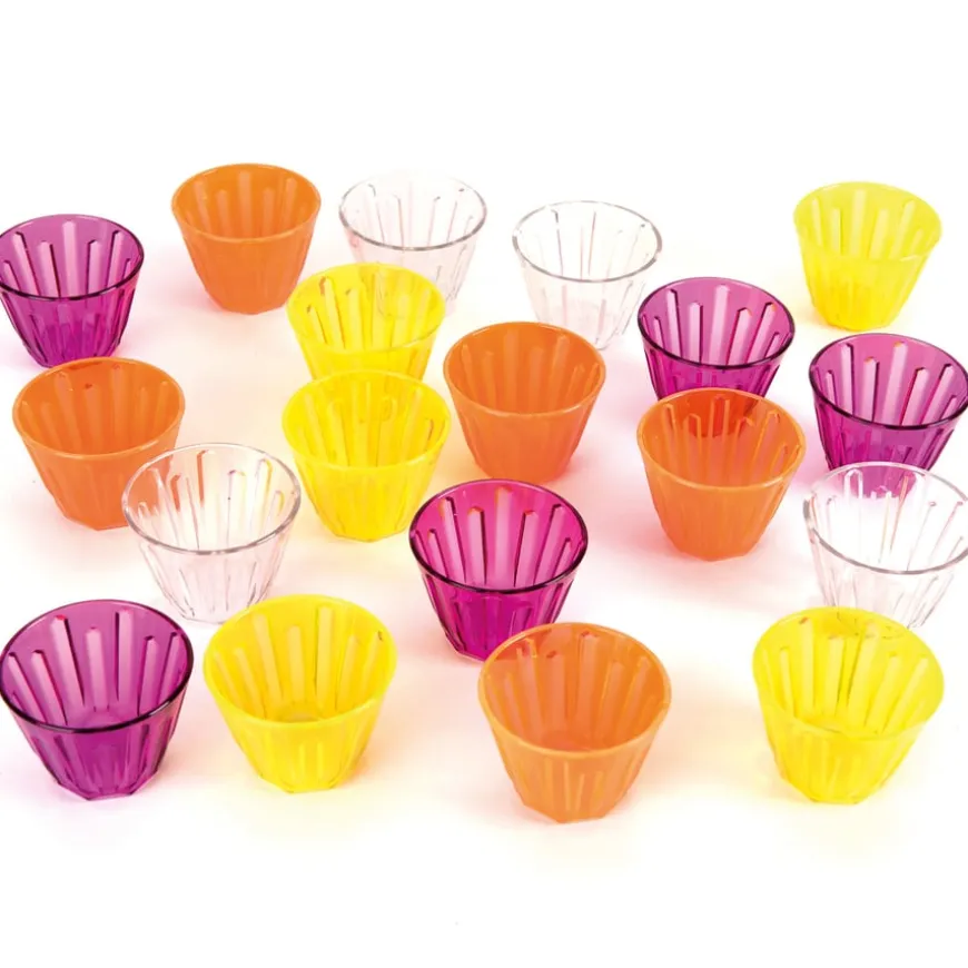 TTS Lightbox Activity Acrylic Stacking Clever Cups 20pk