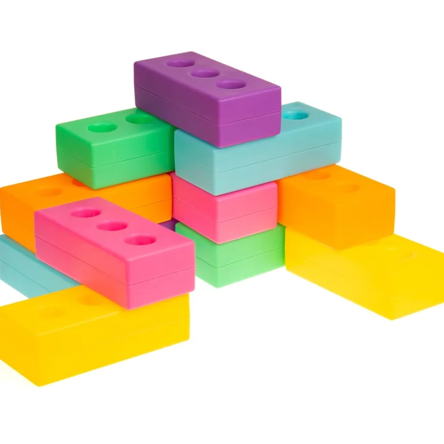 TTS Light Up Glow Construction Bricks 12pk