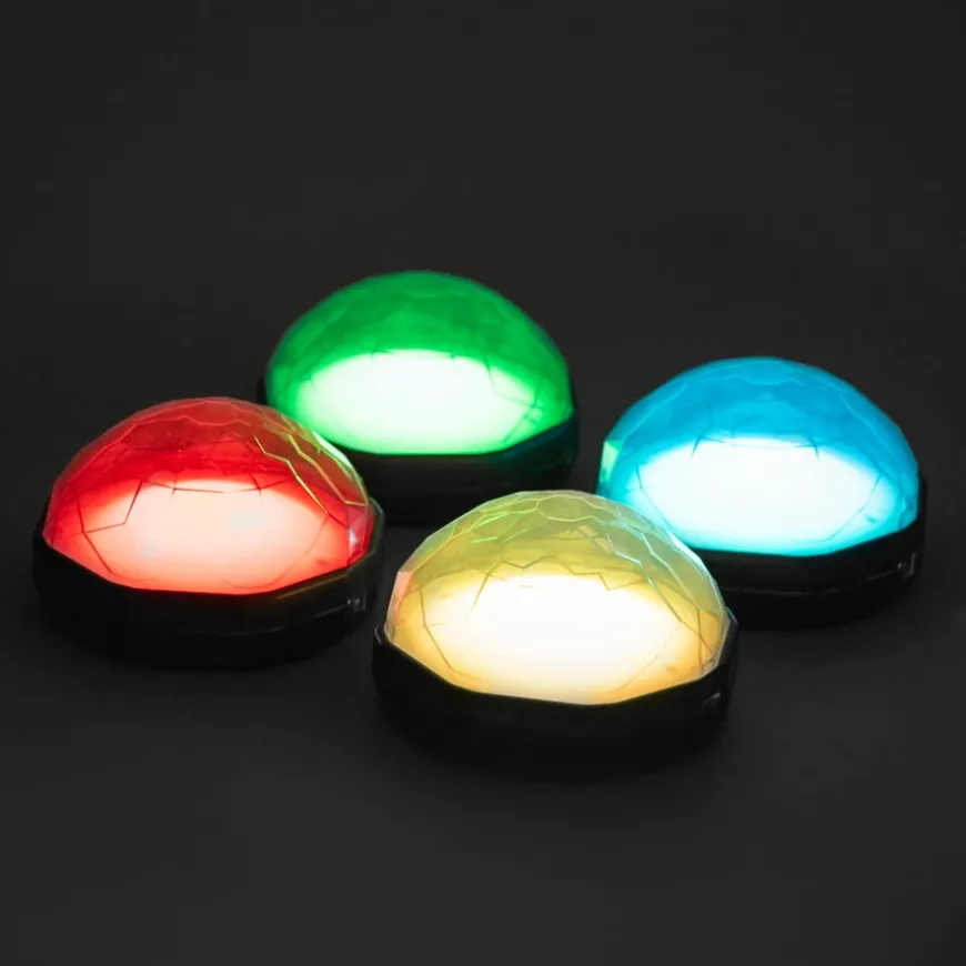 TTS Light Up Recordable Diamond Domes 4pk