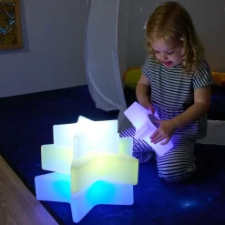 TTS Light-Up Sensory Stars 2pk