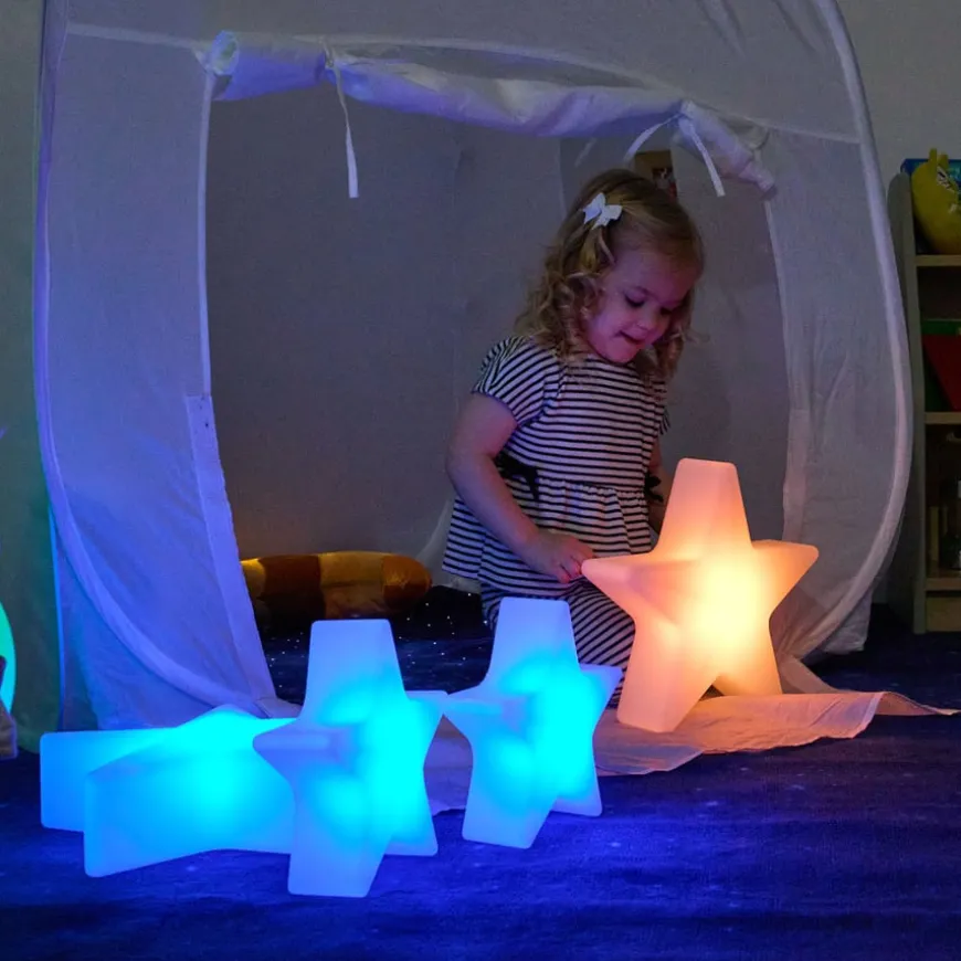TTS Light-Up Sensory Stars 2pk