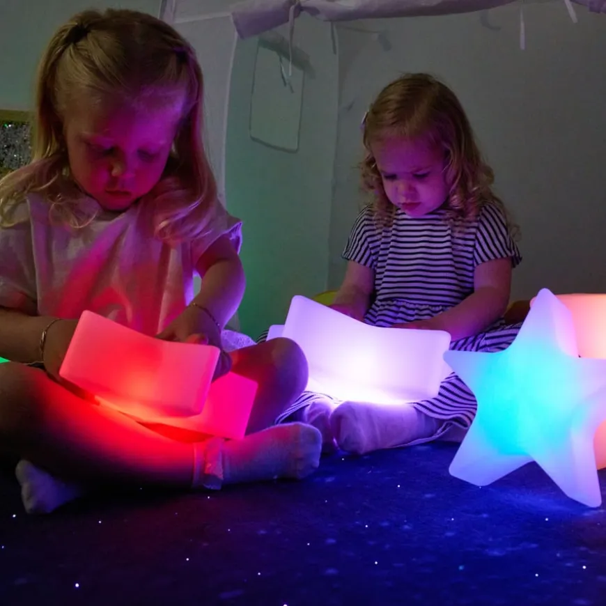 TTS Light-Up Sensory Stars 2pk