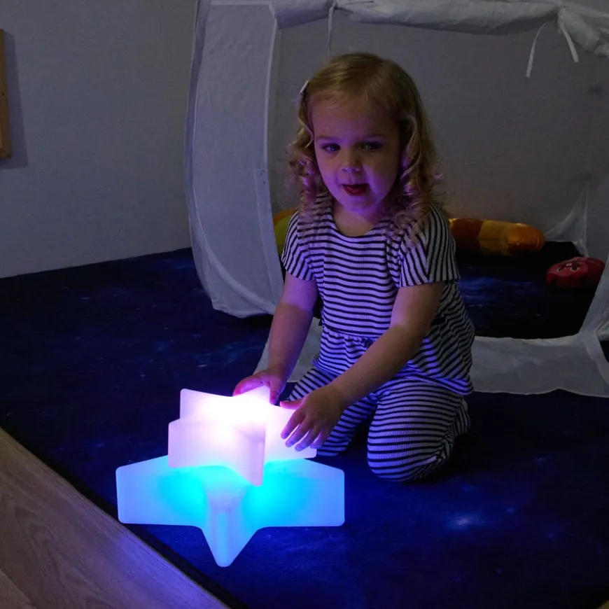 TTS Light-Up Sensory Stars 2pk