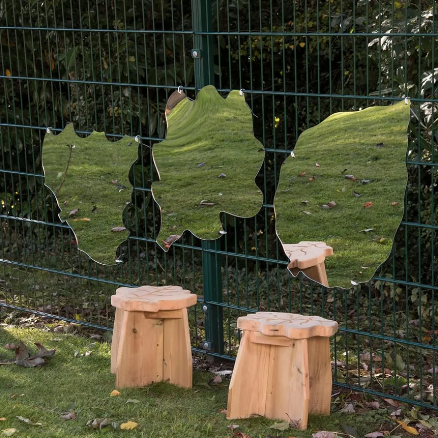 TTS Mark Making Mirror Leaves 3pk