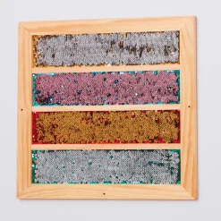 TTS Mark Making Sequin Stripe Board