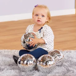 TTS Marvellous Metallics Silver Sensory Balls 2pk