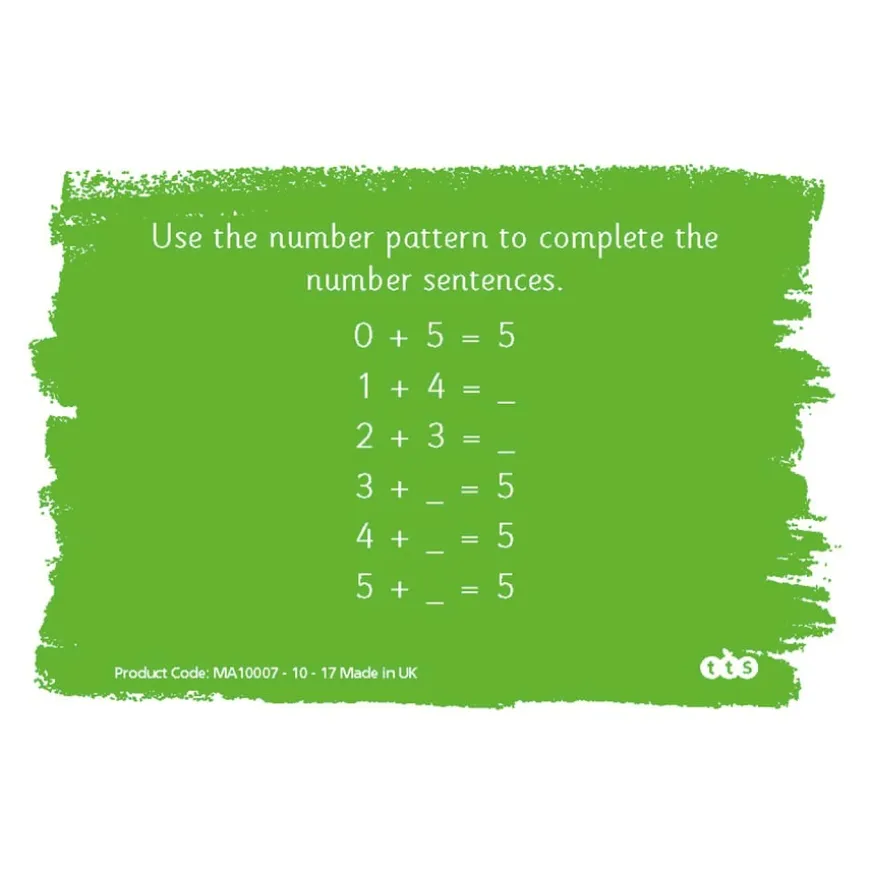 TTS Mastering Calculation Activity Cards Year 1
