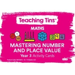 TTS Mastering Number and Place Value Activity Cards Year 3 100pk