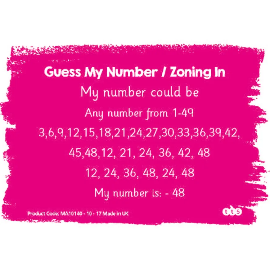 TTS Maths Reasoning Activity Cards Year 3