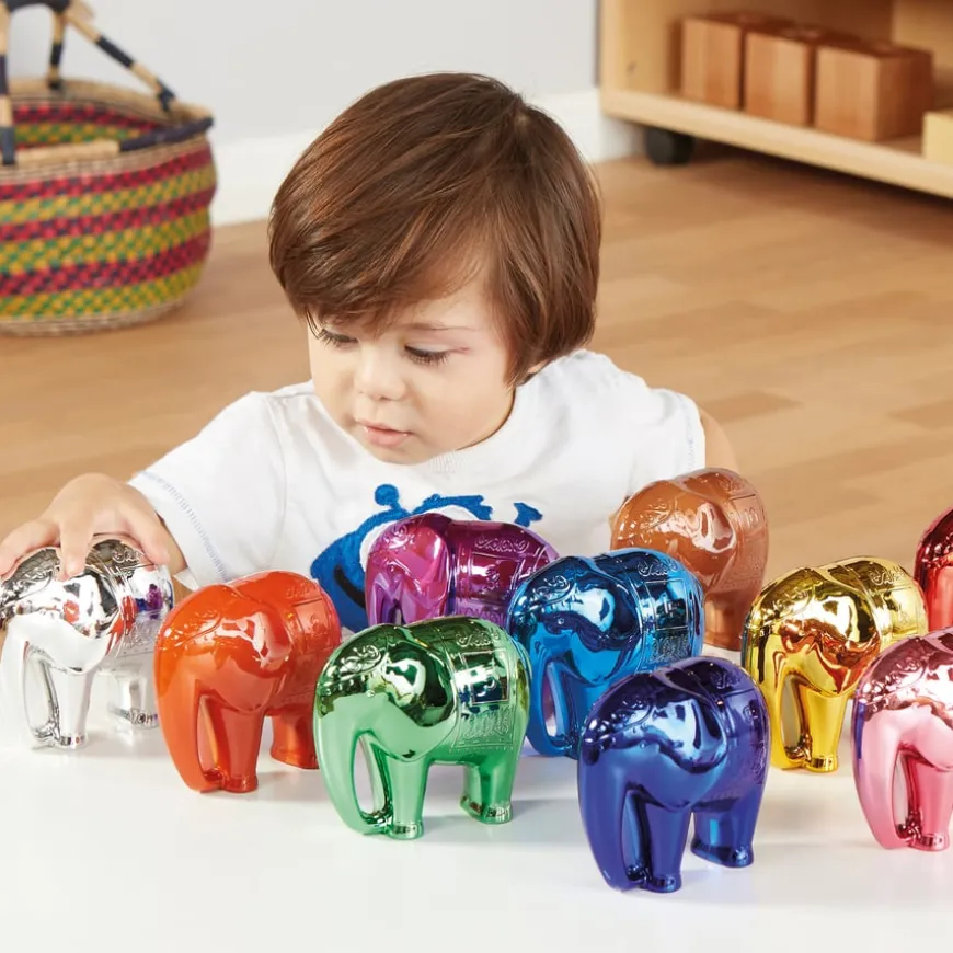 TTS Metallic Elephant Number and Counting Set 1-10