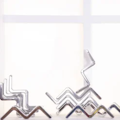 TTS Metallic Silver Stacking Zig Zags 12pk