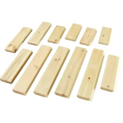 TTS Mini Wooden Plank Collection 12pk