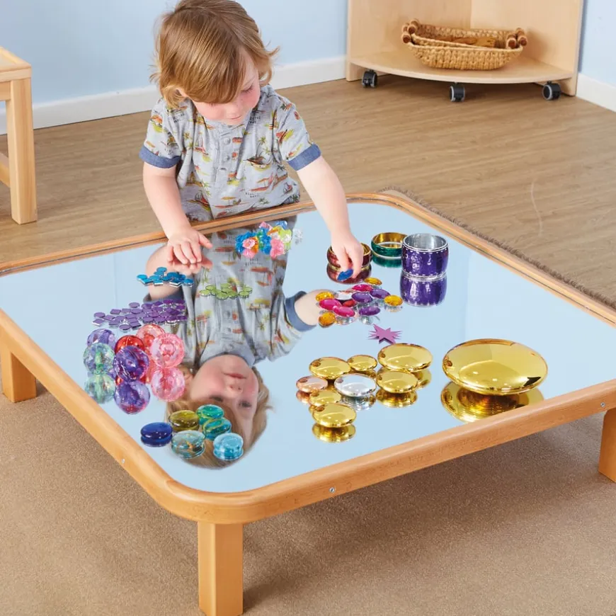 TTS Mirrored Wooden Creative Low Toddler Table