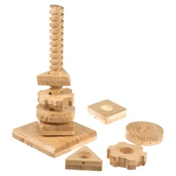TTS Motor Skills Twist & Turn Tall Wooden Tower