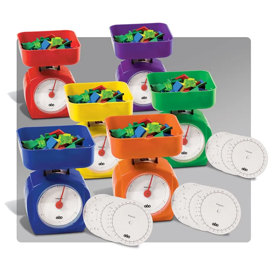 TTS Multi Dial Plastic Measuring Scales 6pk
