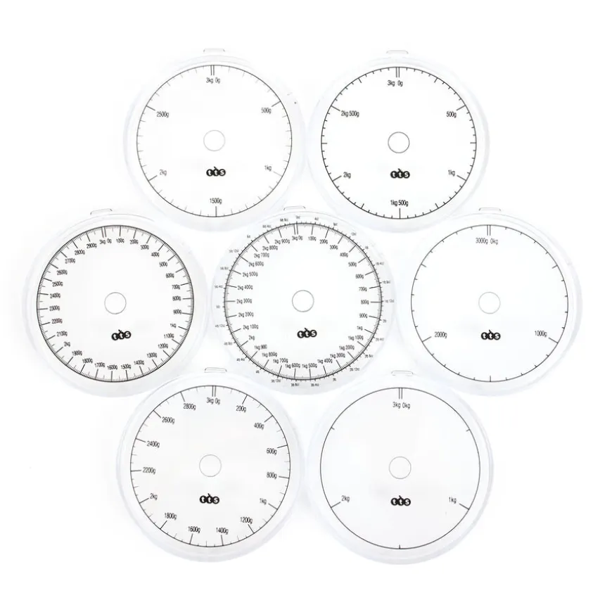 TTS Multi Dial Plastic Measuring Scales 6pk