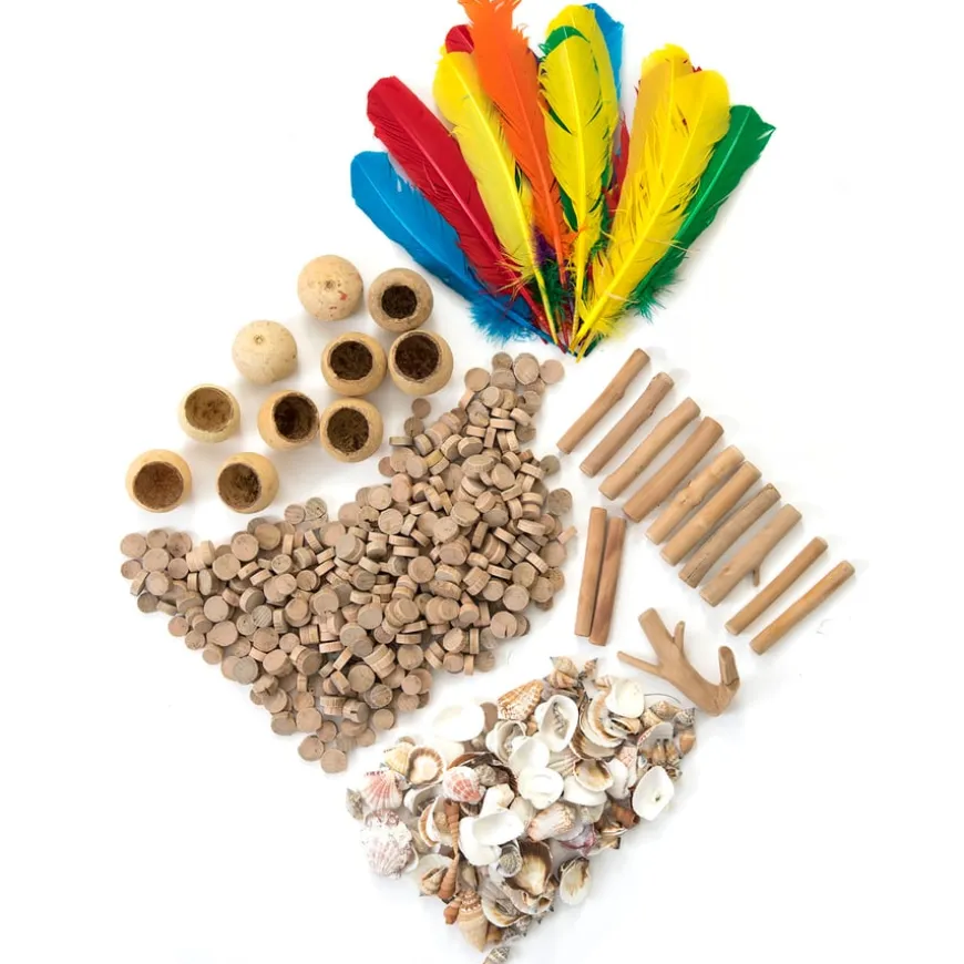 TTS Natural Materials Mark Making Pack