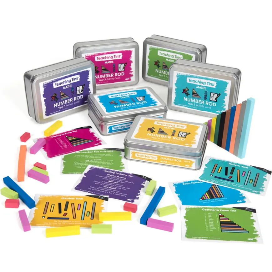 TTS Number Rods Activity Cards