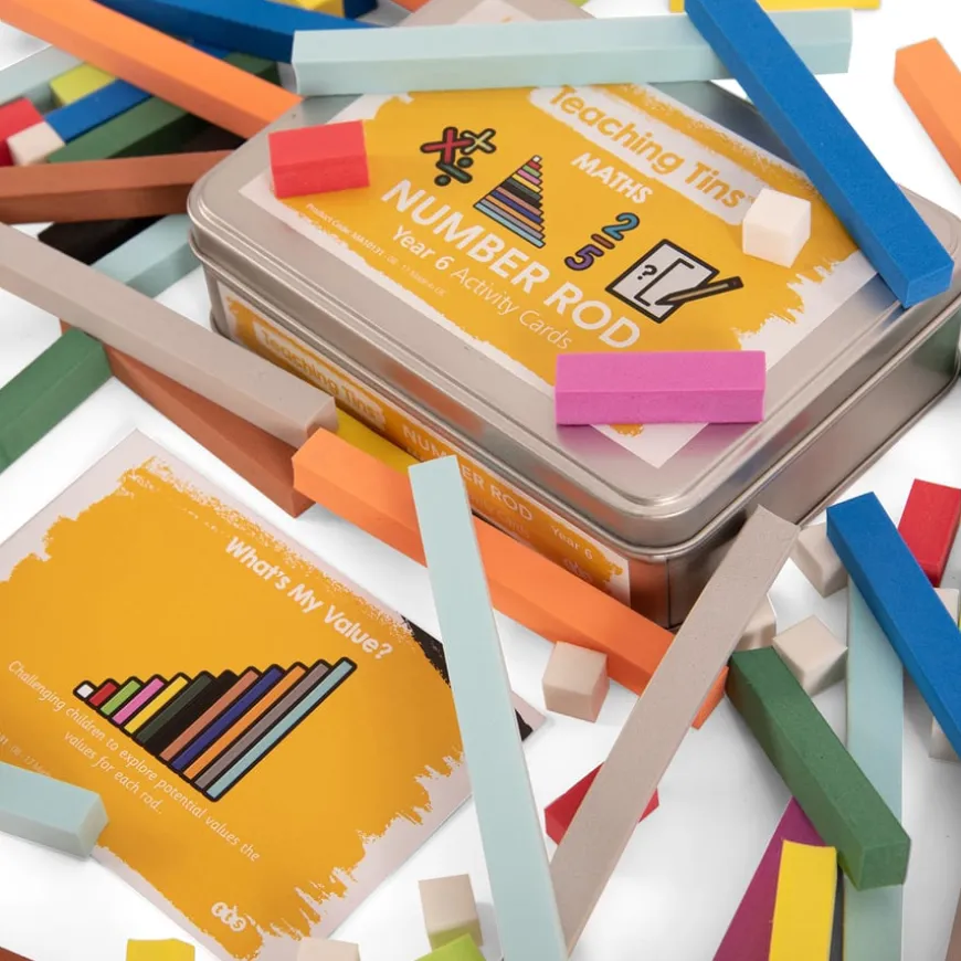 TTS Number Rods Activity Cards