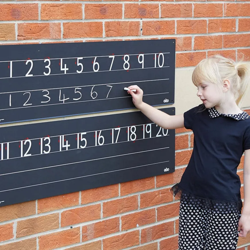 TTS Outdoor Chalkboard Number Line