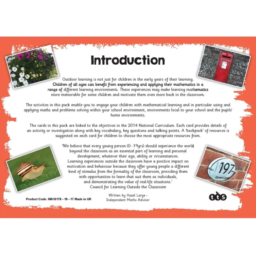 TTS Outdoor Maths Problem Solving Cards Year 6 30pk