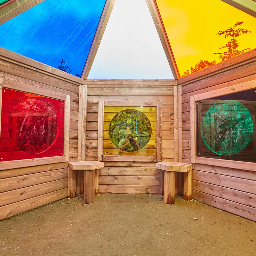 TTS Outdoor Rainbow Den with Wheelchair Access