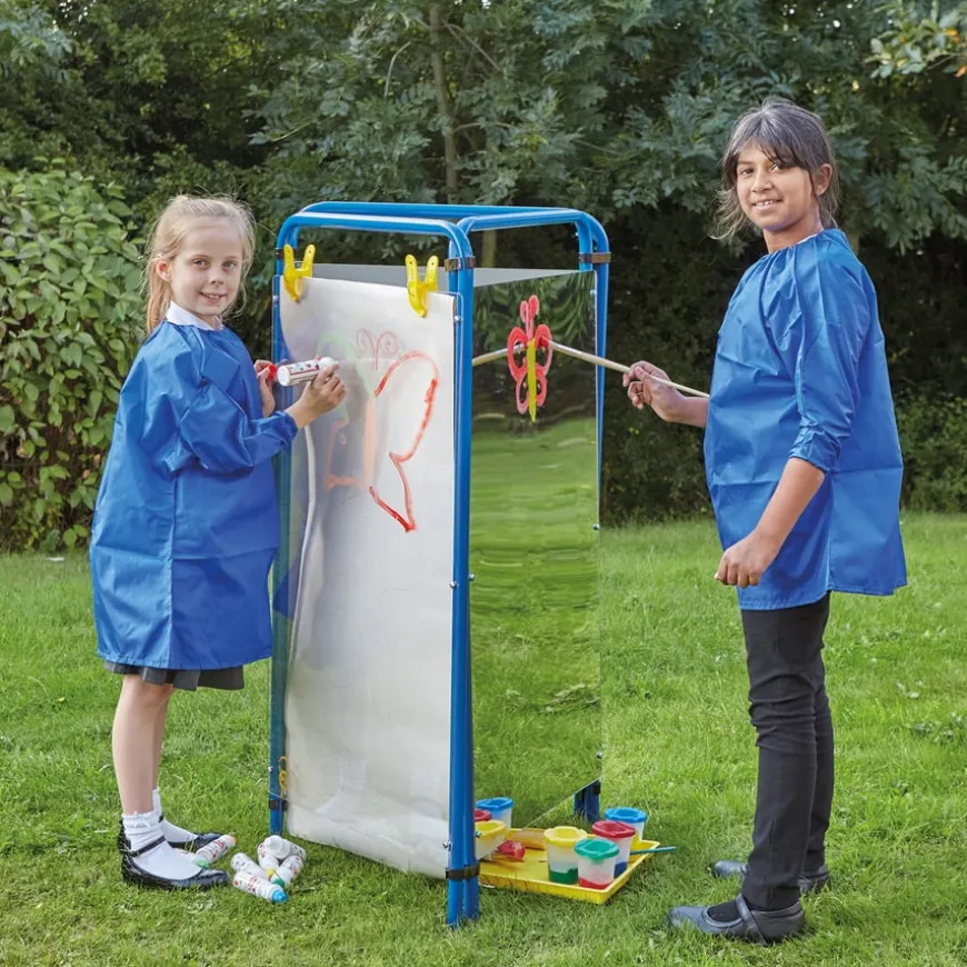TTS Outdoor Three Sided Mirror And Acrylic Easel