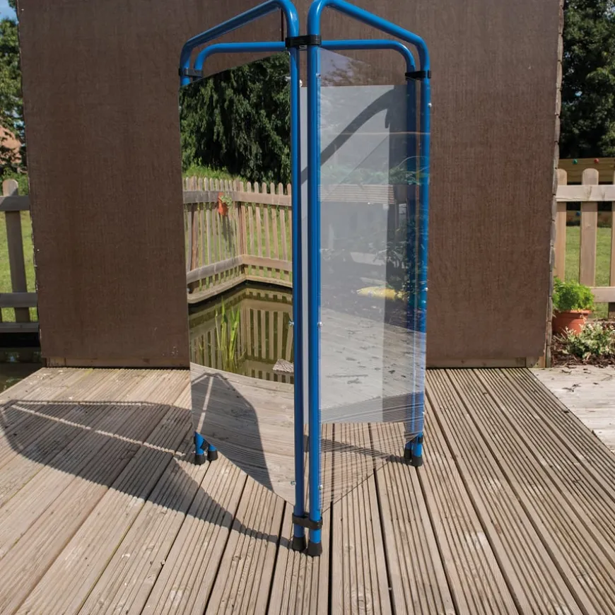 TTS Outdoor Three Sided Mirror And Acrylic Easel