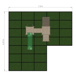 TTS Outdoor Wooden Castle