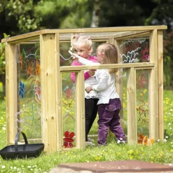 TTS Outdoor Wooden Mark Making Den