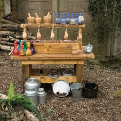 TTS Outdoor Wooden Messy Concoctions Bench H108xW73xL123cm