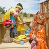 TTS Outdoor Wooden Role Play Castle H150 x W240 x D120cm