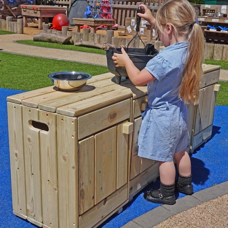 TTS Outdoor Wooden Role Play Kitchen