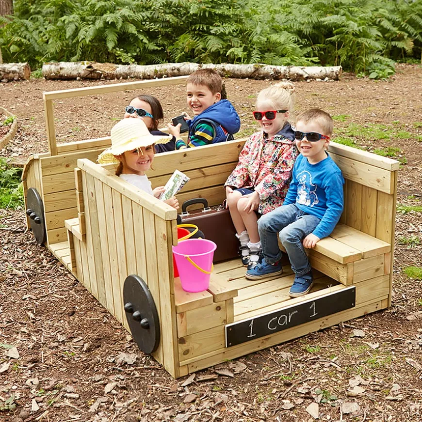 TTS Outdoor Wooden Role Play Truck H85 x W105 x L190cm
