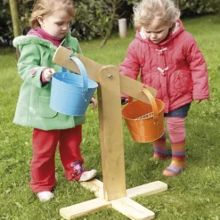 TTS Outdoor Wooden Scales and Bucket Set