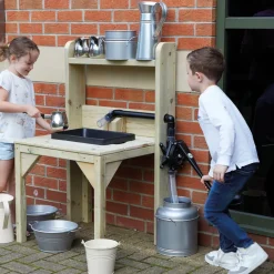 TTS Outdoor Wooden Sink Pump Unit