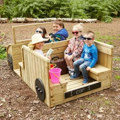 TTS Outdoor Wooden Truck & Caravan Bundle Standard Delivery